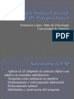 Psicoterapia Analítico Funcional (FAP) - Principios Básicos