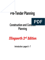 L2 Pre Tender Planning