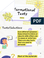 Informational Texts