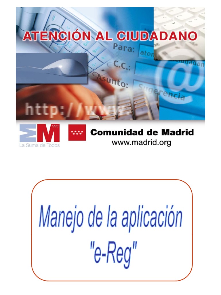 Manual de La Aplicación E-REG - Presentación | PDF | Derecho