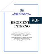 Regimento Interno ALES