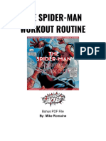 Spider Man Inspired Calisthenics Circuit Workout PDF
