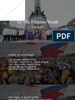 To The Filipino Youth