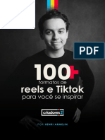 Ebook +100 Formatos Reels Tiktok+Atualizado