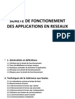 Surete de Fonctionement Des Applications en Reseaux