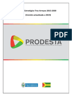 Plan TresA Desarrollo Sostenible y Mas PRODESTA 2019 2030