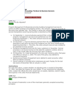 Financial and Managerial Accounting Cases on Adjusting Entries, Materiality, and Airline Revenue Recognition