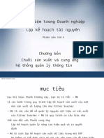 chapter 4 - Production and Supply Chain Management Information Systems