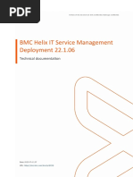 BMC Helix IT Service Management Deployment 22.1.06: Technical Documentation