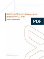 BMC Helix IT Service Management Deployment 22.1.06: Technical Documentation