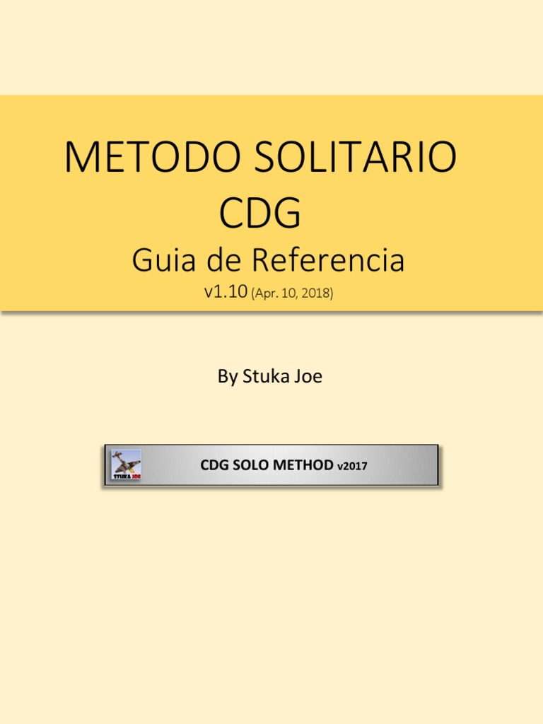 CDG Solo Method Sourcebook v.1.10 Castellano | PDF | Incertidumbre ...
