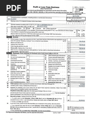 Mercedez Schedule C