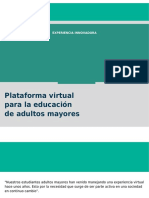 Plataforma Virtual para La Educación de Adultos Mayores