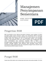 Manajemen Penyimpanan Sementara - TUGAS