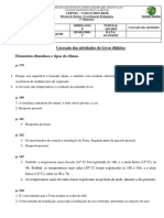 Correção Das Atividades Do Livro Didático Elementos Climáticos e Tipos de Climas