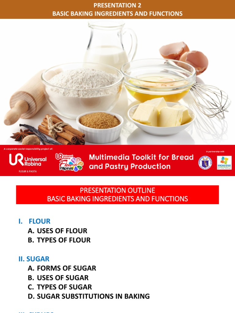 P2 Basic Baking Ingredients and Their Functions Dec2019 PDF