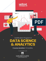 Upgrad Campus - Data Science & Analytics Brochure