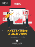 Upgrad Campus - Data Science & Analytics Brochure