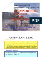 Analisis Tiempo Historia No Lineal