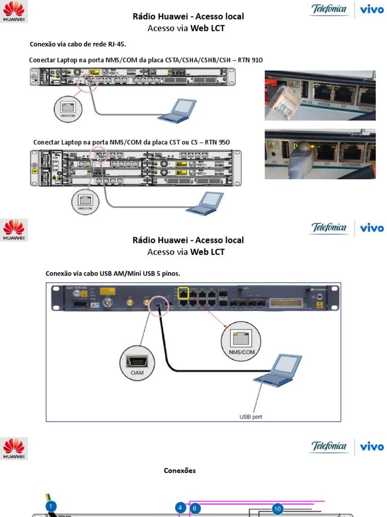 Acesso Local ao Rádio Huawei | PDF | Rede de computadores | Endereço de IP