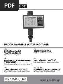 LDL Parkside Ontozesidozito Hasznlati Utasitas HU