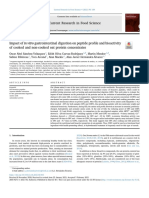 Impact of in Vitro Gastrointestinal Digestion On Peptide 2021 Current Resea