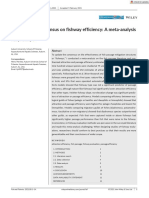 Updating The Consensus On Fishway Efficiency