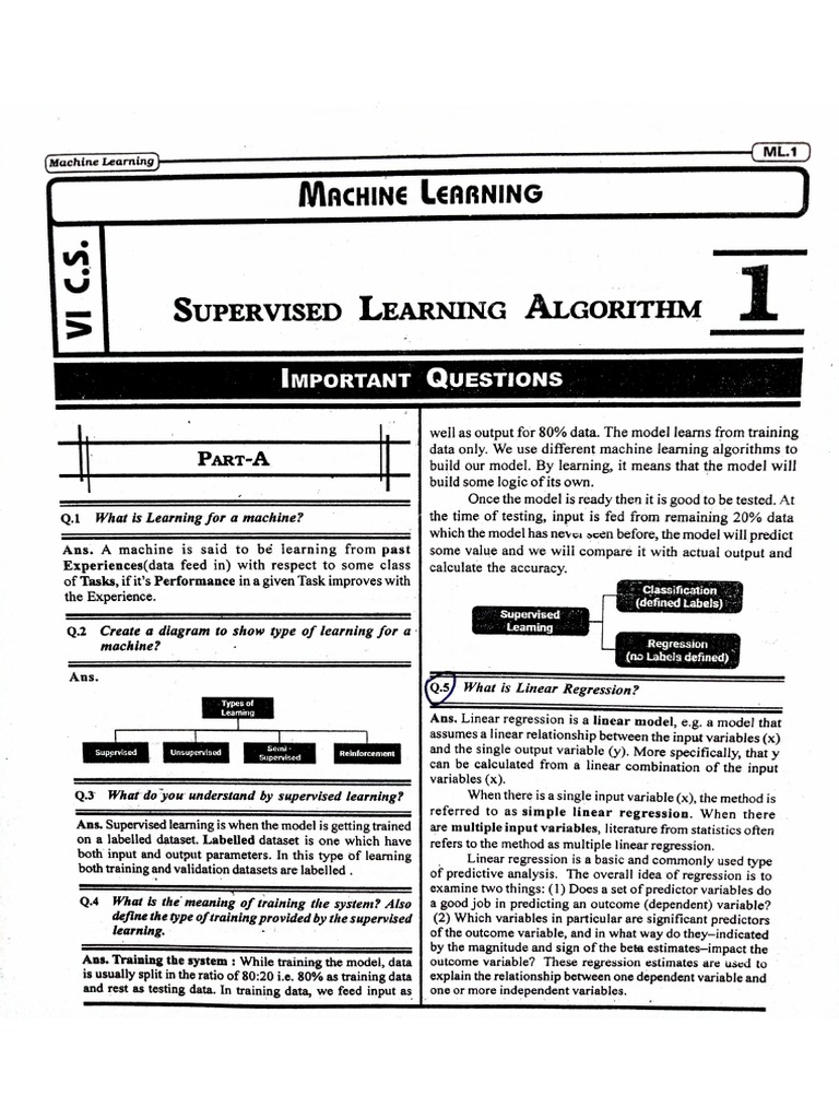 Machine Learning Notes | PDF