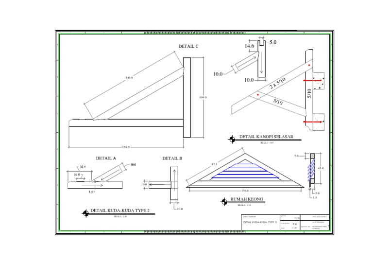 Dokumen Tips 11gambar Pos Jaga Kuda Kuda Type 2 PDF