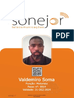 Valdemiro Rodrigues Soma. Parte Frontal_ Passe 14