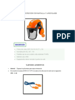 Casco de Protección Con Pantalla y Auriculares