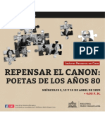 Lecturas Peruanas Poetas 80 I