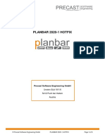 New Features in PLANBAR 2020-1
