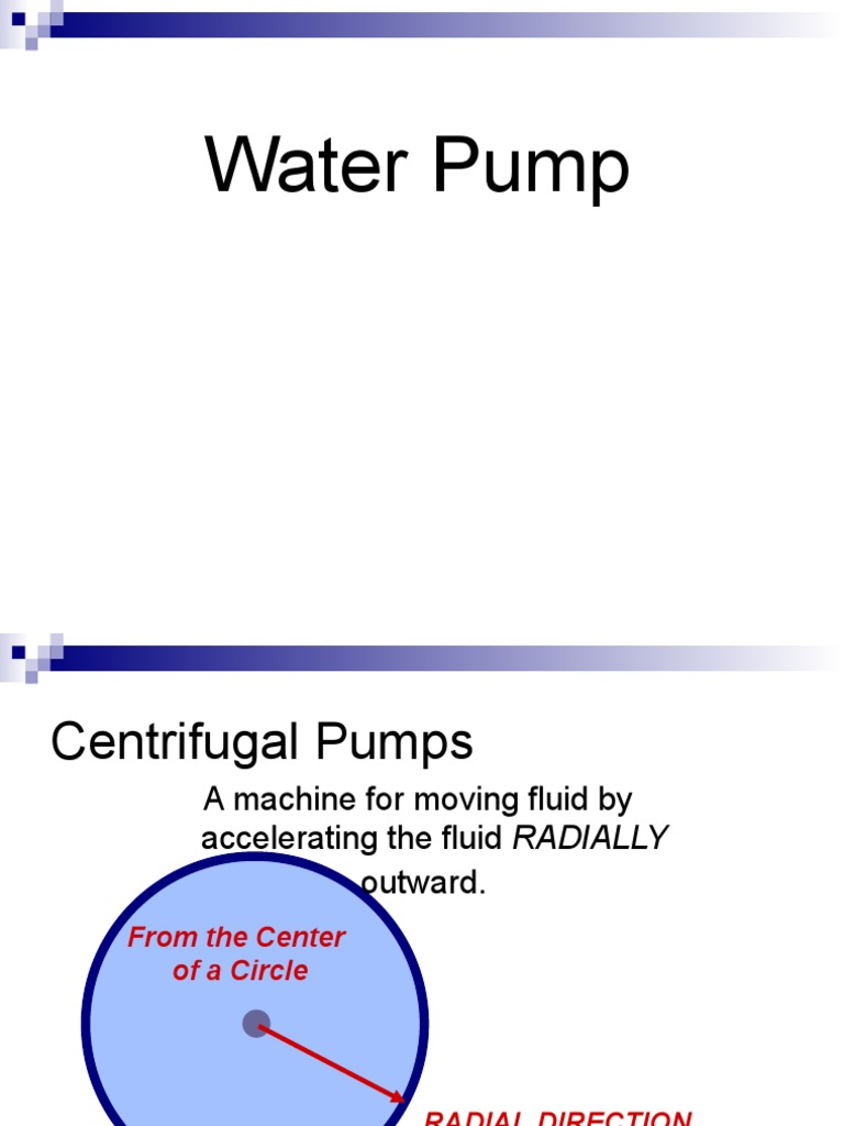 Water Pump PDF Pump Liquids