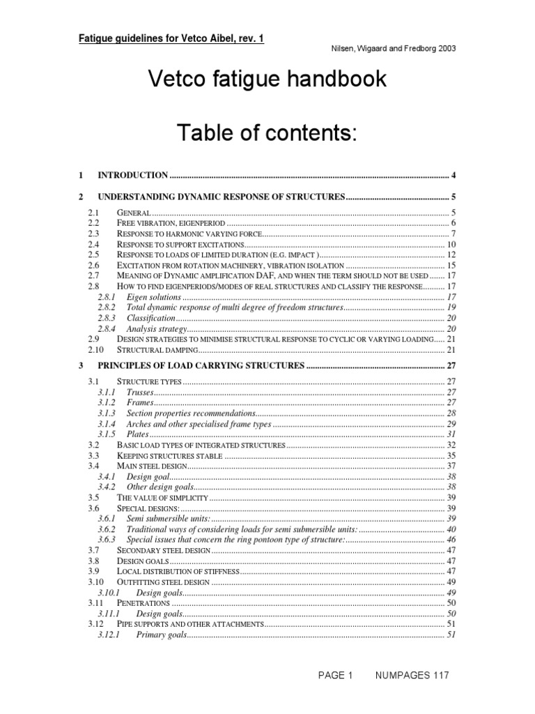 Fatigue Handbook 6 Pdf