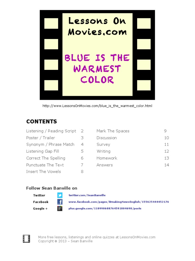 Blue Is The Warmest Color PDF