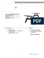 Datasheet 12562 Sputnik Coffee Table