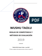 Reglamento Taolu 2019 Traduccion Español