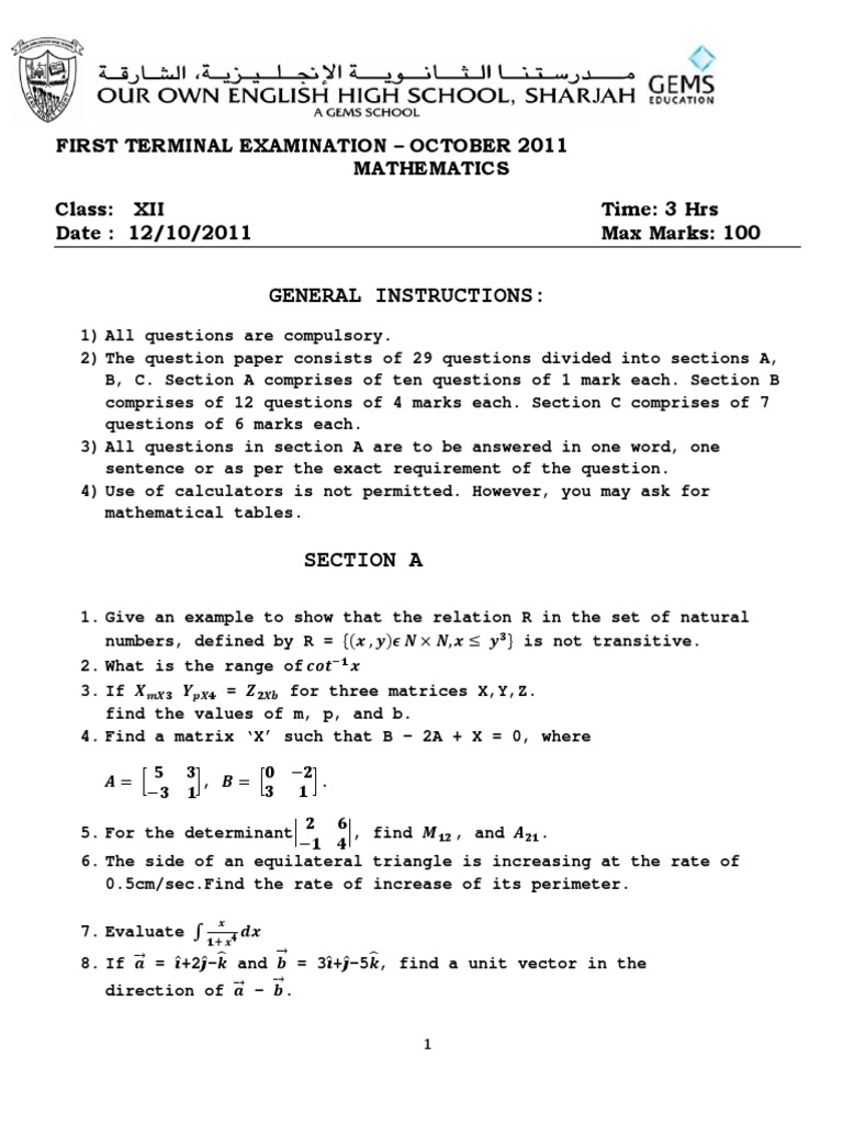Mathematics pdf