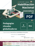 Pedagogias Situadas y Globalizadoras 3er Semestre VE