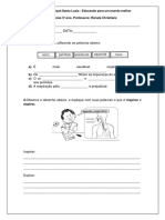 Atividade Sistema Respiratório Formatada PDF
