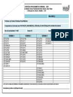 Conteúdo Programático-Diário Escolar - Mês de Fevereiro