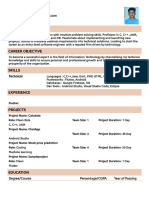 Resume Abhay Kumar Format6