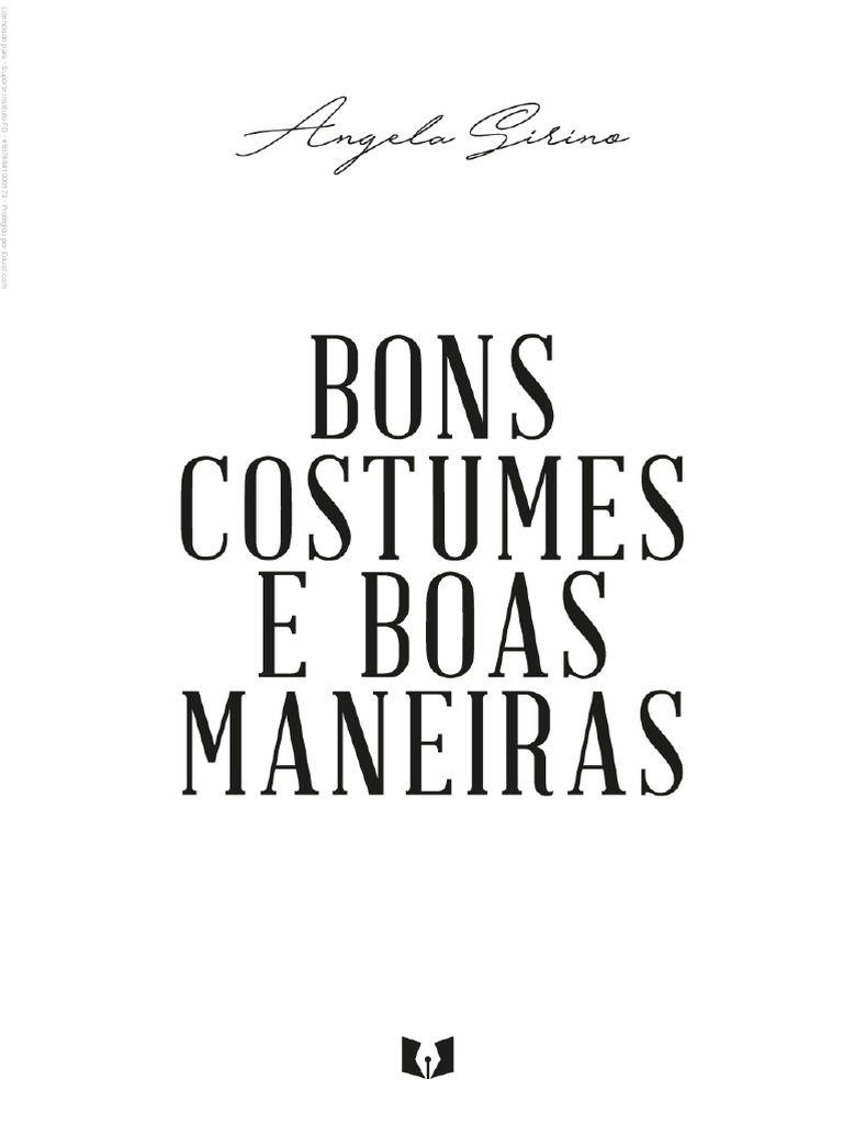 Bons Costumes e Boas Maneiras Descargar gratis PDF Etiqueta Família