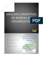 Analisis Conceptual de Manual de Organización