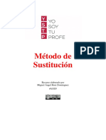 Método de Sustitución