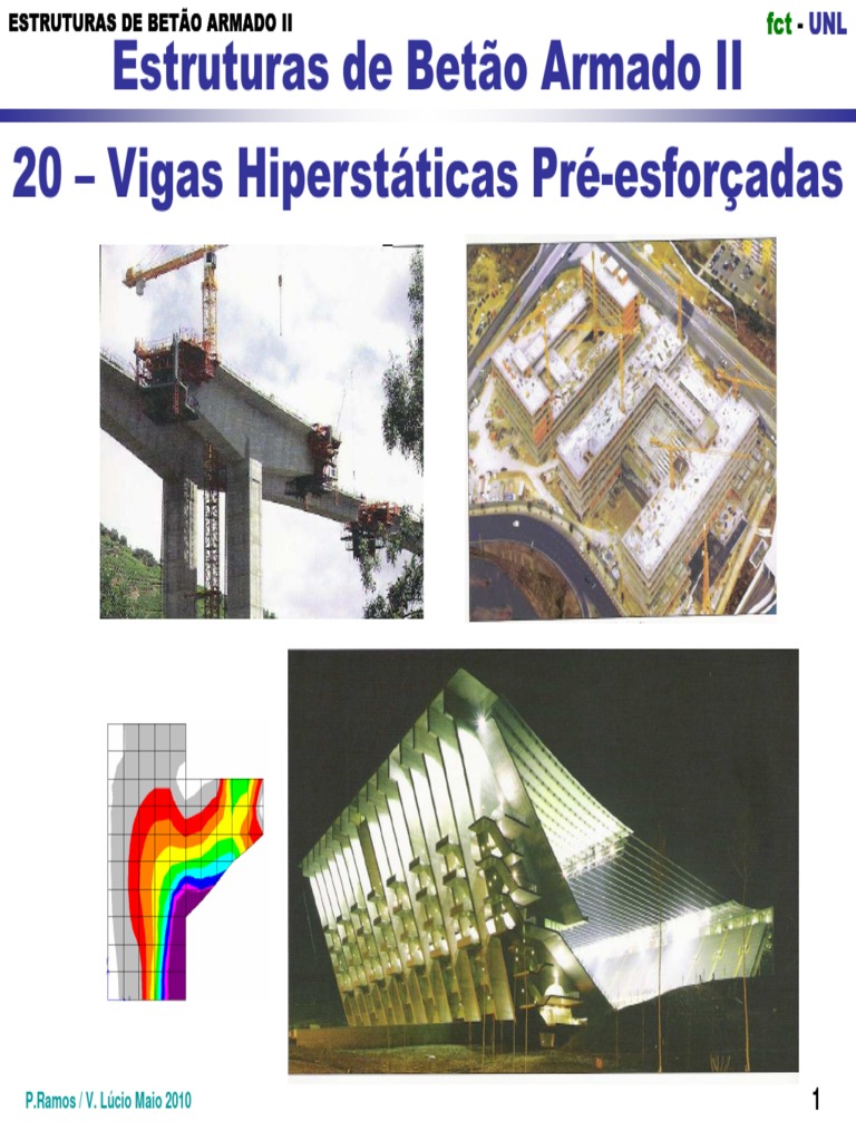 Vigas Hiperstáticas Pré-esforçadas | PDF