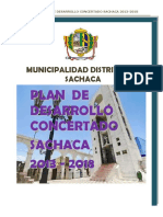 Plan de Desarrollo Concertado de Sachaca 2013 - 2018