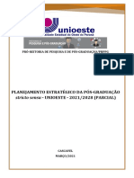 Planejamento Estrategico PE Da Pos-Graduacao Stricto Sensu Da Universidade Estadual Do Oeste Do Parana Unioestepdf