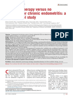 Antibiotic Therapy Versus No